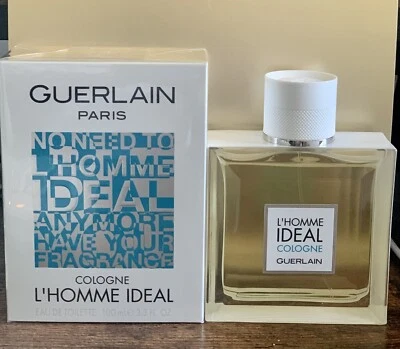 Туалетная вода Guerlain L'Homme Ideal Cologne (СНЯТА С ПРОИЗВОДСТВА) 100 мл 3,3 унции #ЗАПЕЧАТАННЫЙ # НОВЫЙ # - Изображение 1 из 4