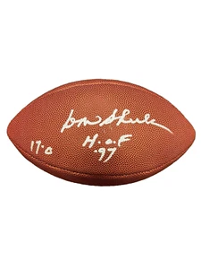 DON SHULA SIGNED AUTOGRAPHED FOOTBALL MIAMI DOLPHINS HOF 17-0 PSA/DNA COA - Picture 1 of 6