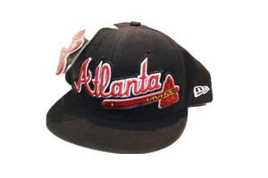 New Era 59fifty Atlanta Braves *Rare* cap Changeable Logos+free delivery - Picture 1 of 11