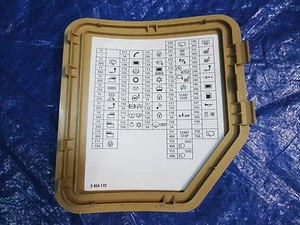 2007-2010 MINI COOPER R55 R56 FUSE BOX MODULE LABEL TRIM COVER 61353454172 OEM - Bild 1 von 3