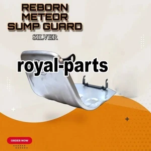 "SUMP GUARD, SILVER" FIT FOR ROYAL ENFIELD METEOR 350 & NEW CLASSIC 350 REBORN - Picture 1 of 1