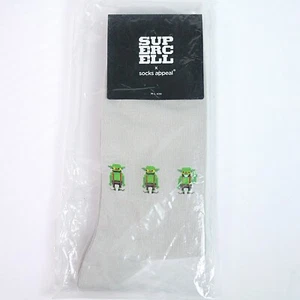 Socks By Supercell Light Grey Clash of Clans Goblin Knit Med/Large New With Tags - Picture 1 of 5