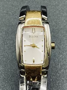 Bulova 98T81 da donna bicolore NON funzionante così com'è E20 - Foto 1 di 12