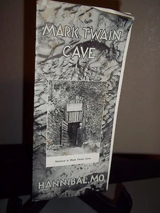 Mark Twain Cave depliant vintage Annibale Missouri - Foto 1 di 5