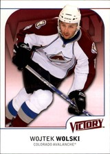 2009-10 Upper Deck Victory Colorado Avalanche Hockey Card #54 Wojtek Wolski
