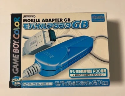 Mobile adapter GB For Game boy color Blue PDC Peripheral equipment Toy Nintendo - Image 1 of 4