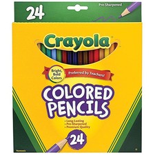 Crayola Colored Pencils 24-Color Set  - 24-Count