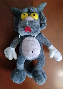 Juguete de peluche de 12" para gato gris picazón y rasguño de Universal Studios Simpsons 2012 - Imagen 1 de 8