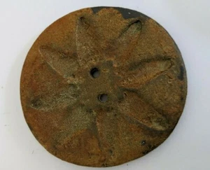 Round Clay Handmade Button - 57 mm / 2 1/4 inch - Picture 1 of 2