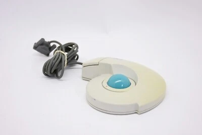 Vintage Logitech T-CC2-9F Wired Trackball TrackMan Stationary Mouse Tested! - Image 1 of 4