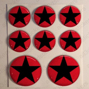 Guinea-Bissau Stickers Roundel Cockade Rond 3D Resin Domed Sticker Air Force - Picture 1 of 1