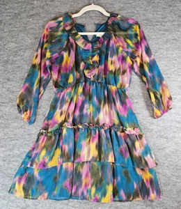 Walking on Sunshine Tiered Floral Dress - Picture 1 of 3