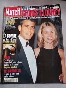PARIS MATCH 2481 12/12/1996 George Clooney Céline Balitran NTM Depardieu L25 - Imagen 1 de 1
