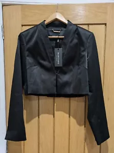 Marciano Los Angeles By Guess Cropped Blazer Size 46 - Picture 1 of 6