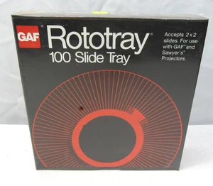 New GAF Rototray 100 Photo Slide Tray Slides GAF Sawyer projectors SEALED Roto - Picture 1 of 2