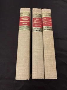 Büchersammlung klassischer Vereinsliteratur um 1940’s (Homer, Platon, Cicero) - Bild 1 von 17
