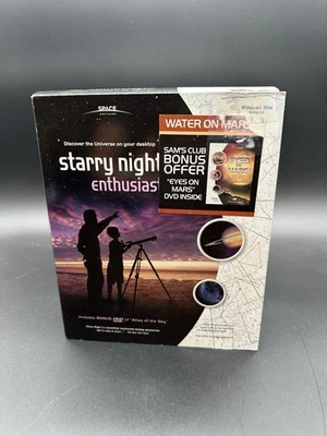 STARRY NIGHT ENTHUSIAST V4.5 SPACE SOFTWARE  + “ATLAS OF THE SKY” DVD NEW SEALED - Image 1 of 4