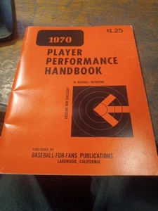 Manual de rendimiento del jugador de colección 1970 estadísticas de la Liga Americana y Nacional - Imagen 1 de 8