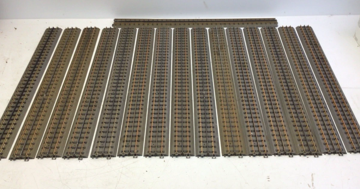MTH RealTrax 30-Inch Straight Train Track Sections - O Gauge 3-Rail, 10 Pack NEW