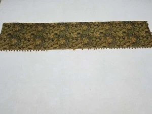 Vintage Französische Blumenszene Wandbehang Wandteppich 261x58cm - Bild 1 von 10