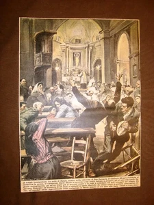 Retrocopertina Domenica del Corriere del 1956 San Zaccaria di Caulonia I. Tuccio - Picture 1 of 1