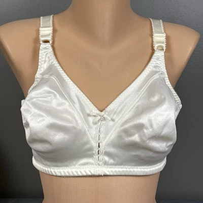 Sujetador Bali 42C 3820 Doble Soporte Inalámbrico Sin Acolchado Cobertura Completa Crema Marfil Foto 1 de 4