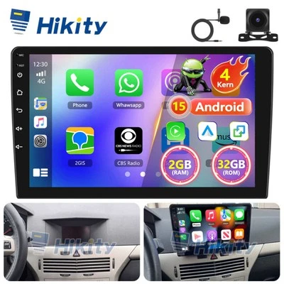 9" CarPlay Android 15 Autoradio GPS NAVI DSP WIFI RDS FM Kamera Für Opel Astra H - Bild 1 von 4