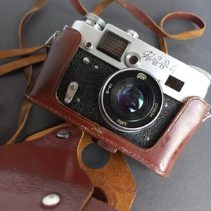 Film Camera 35 mm Fed 4 Rangefinder Vintage USSR Tested & Working Industar-61 - Picture 1 of 18