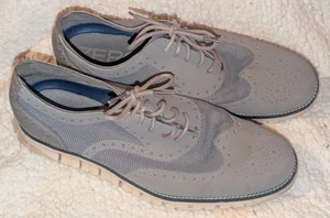 Cole Haan Zerogrand Budapester Oxford elegante Schuhe grau Größe 11 Herren - Bild 1 von 16