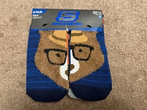 New Skechers Boys 6 Pack Lowcut Socks. Retail 14.00 - Picture 1 of 6