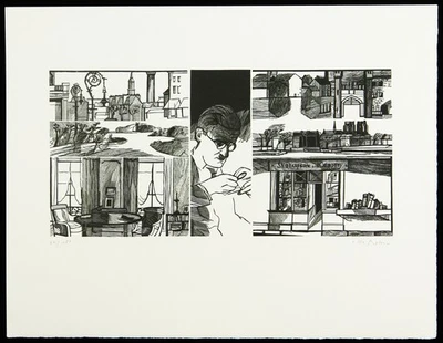 "James Joyce", 1979. Kupferstich Otto ROHSE (1925-2016 D), handsigniert - Bild 1 von 3