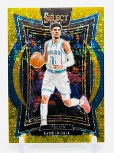 LAMELO BALL 10/10 - SSP GOLD DISCO PRIZM #31 - 2024-25 Panini Select H2 HORNETS - Picture 1 of 2