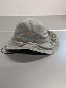 Lowe Alpine Boonie Hat Grey Wide Brim Packable UV Protection - One Size - Picture 1 of 3