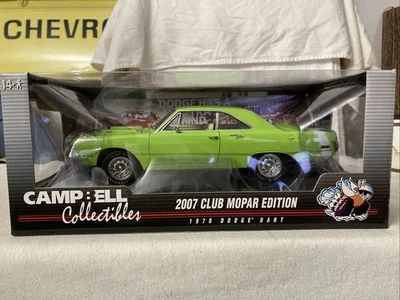 1970 DODGE DART SWINGER 340 CLUB MOPAR HIGHWAY 61 МАСШТАБ 1/18 ЛИТАЯ МОДЕЛЬ FJ5 SUBLIME - Изображение 1 из 4