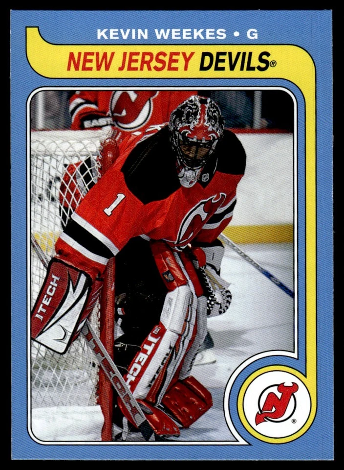 2008-09 O-Pee-Chee 1979-80 Retro Kevin Weekes New Jersey Devils #159 - Image 1 of 2