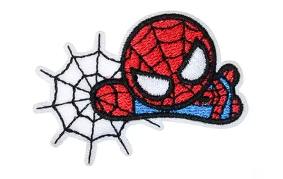 Amazing Spider-Man - Super-herói - Teia de Aranha - Patch bordado de ferro - Imagem 1 de 2