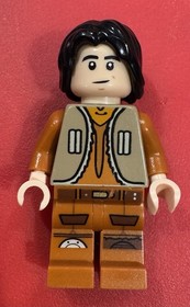 LEGO Star Wars Rebels 75090 75158 sw0574 Ezra Bridger Dark Tan Vest Minifigure