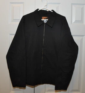 Volcom leichte schwarze Herrenjacke Mantel durchgehender Reißverschluss Größe XL - Bild 1 von 5