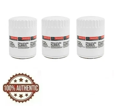 3 Genuine for FORD Engine Oil Filter Motorcraft FL-500S Replace OEM# AA5Z6714A - Image 1 of 2