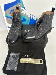 RARE TAFT The Jack Boot Black in Starry Night (EU Size 41 / US Size 8) NEW READ - Picture 1 of 15