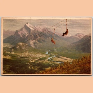 Postal Mt. Vista elevadora de silla Rundle & Banff, Alberta, Canadá - Imagen 1 de 4