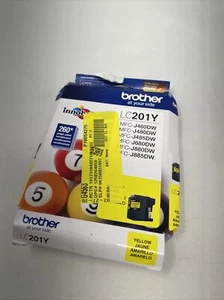 2020 Genuine OEM Brother Yellow Ink LC201Y SEALED J460DW J480DW J485DW - Picture 1 of 3