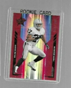 Tarjeta de fútbol americano Leaf Rookie Stars 2005 #225 Fabian Washington Raiders 191/199 - Imagen 1 de 3