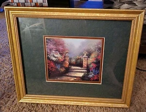 Thomas Kinkade 9in x 11in Matted & Framed Accent Print with COA - Picture 1 of 6