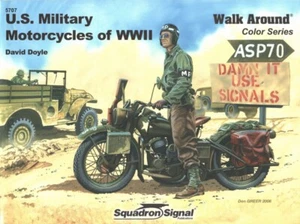 US-Militärmotorräder des Zweiten Weltkriegs - Walk Around Farbserie (SC) - Bild 1 von 2