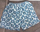 Great Condition Cedarwood State Blue Floral Swimming Shorts Size Small 