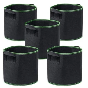 Garden4Ever 5-Pack 20 Gallon Grow Bags Heavy Duty Container Thickened Nonwove... - Picture 1 of 6