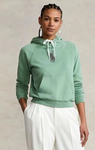 Polo Ralph Lauren Beaded Pony player Logo hoodie French Terry NWT$198 Sz S - Picture 1 of 9