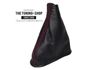 Für Pontiac Sunfire Coupe 95-2000 Automatik Schaltmanschette Leder rote Naht - Bild 1 von 5