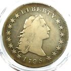 1795 Flowing Hair Silver Dollar $1 - Certified PCGS Fine Detail - Rare Coin!